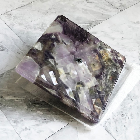 NEW Kendra Scott Square Filigree Box Amethyst - Picture 6 of 8